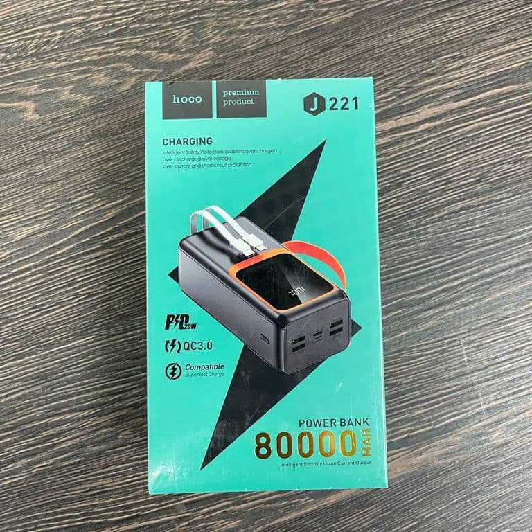 Повербанк HOCO Быстрая зарядка 🔥🔥 на 80000 mah❗️